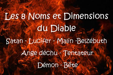 quel est le nom du diable